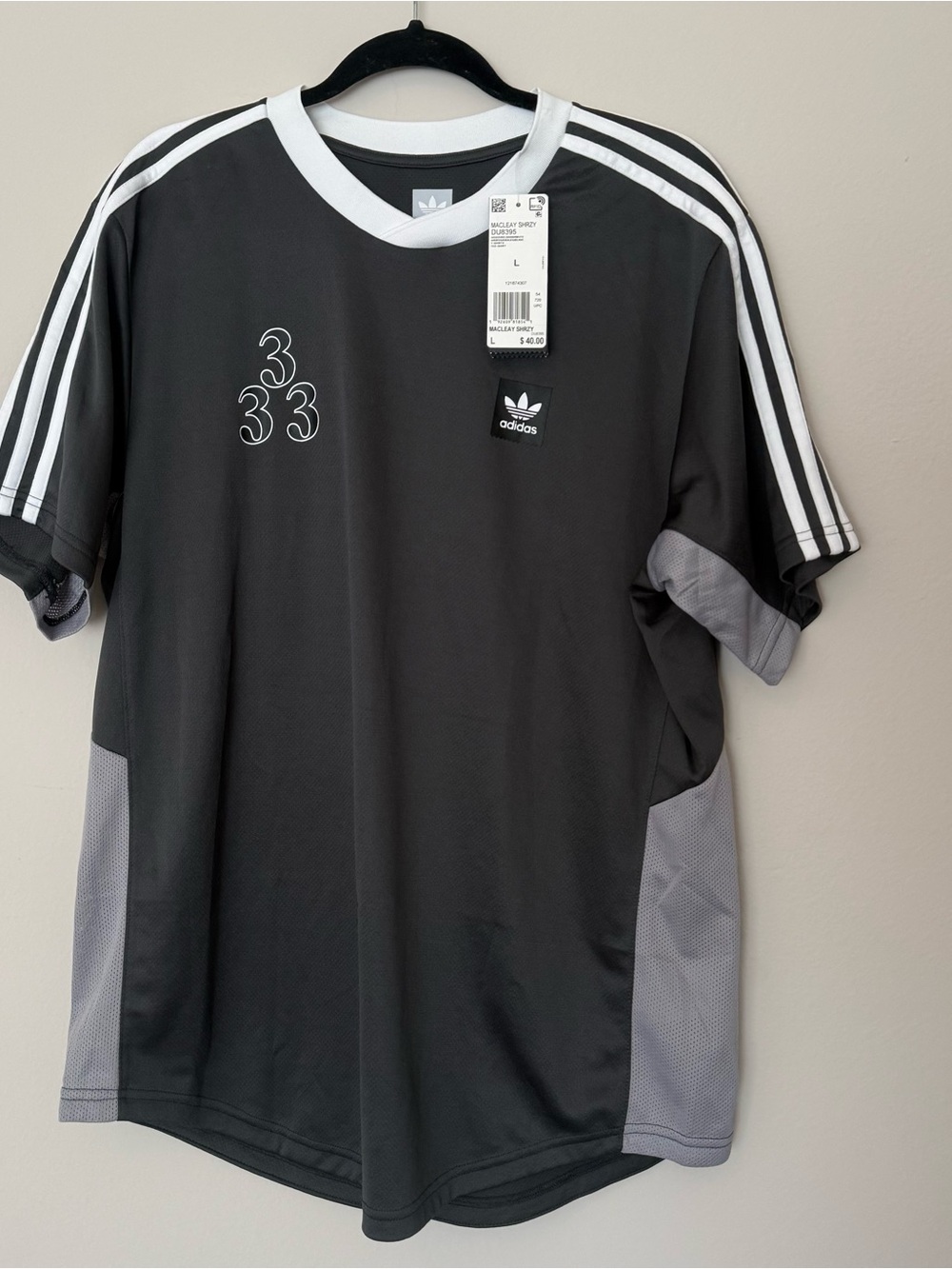 NWT Adidas Jersey 333 Tee